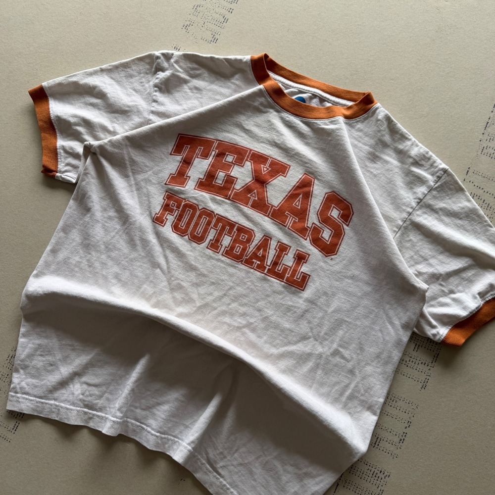 Y2K NCAA Texas Football Ringer T-shirt